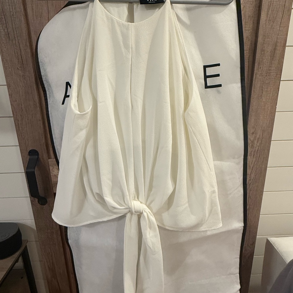Vici Cream Halter Top